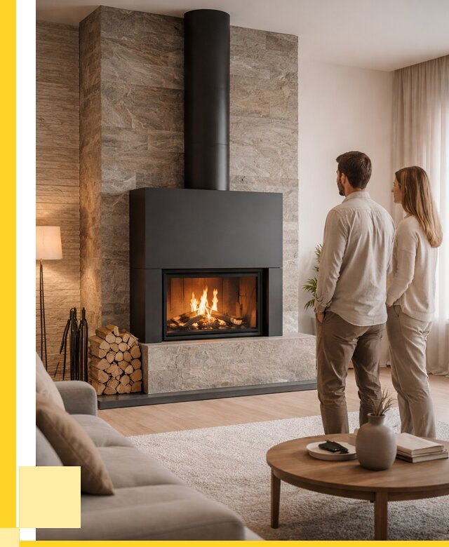 Закрытые камины под ключ в Реже от 131436 р., ЭриданРеж