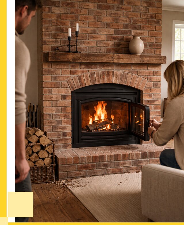 Кирпичные камины под ключ в Реже от 164295 р. | ЭриданРеж