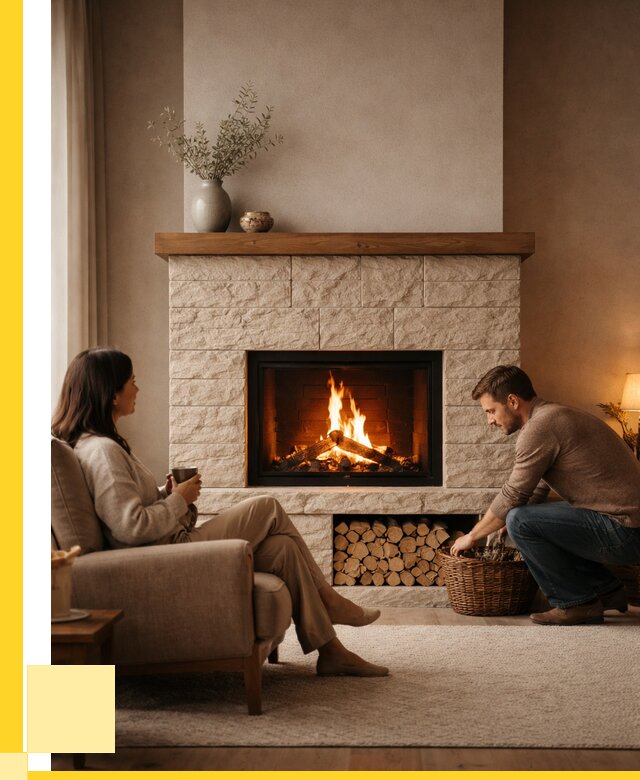 Камины для дома в Реже под ключ от 164295 р. | ЭриданРеж