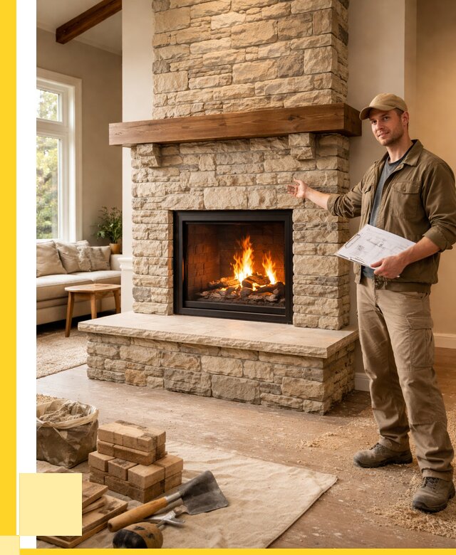 Камины под ключ в Реже от 197154 р. | ЭриданРеж — установка