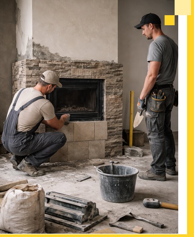 Камины под ключ в Реже: проект, изготовление и монтаж