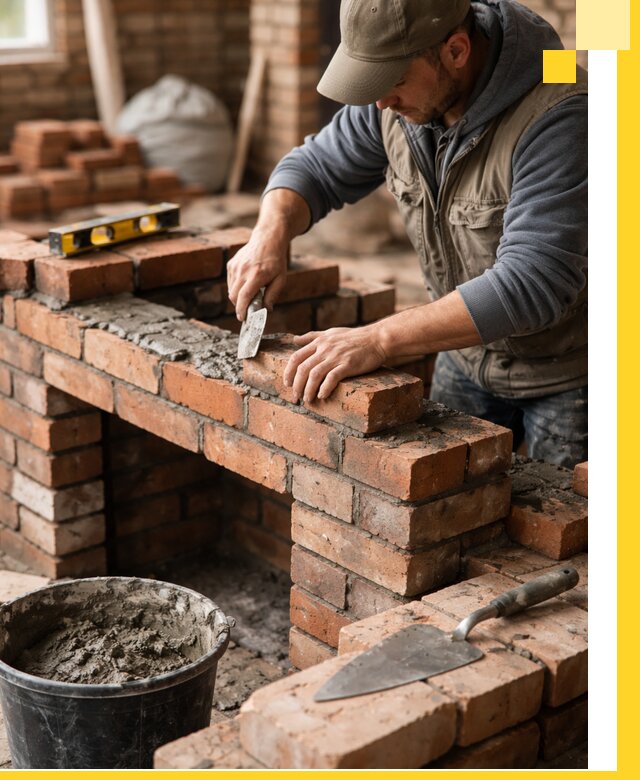 Кладка каминов под ключ в Реже профессиональная отделка и монтаж