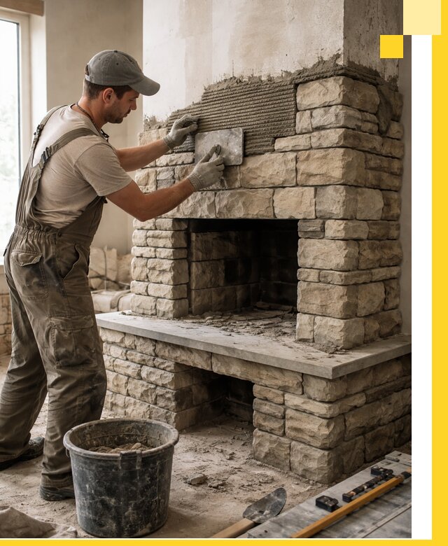 Строительство каминов под ключ в Реже от проектирования до монтажа