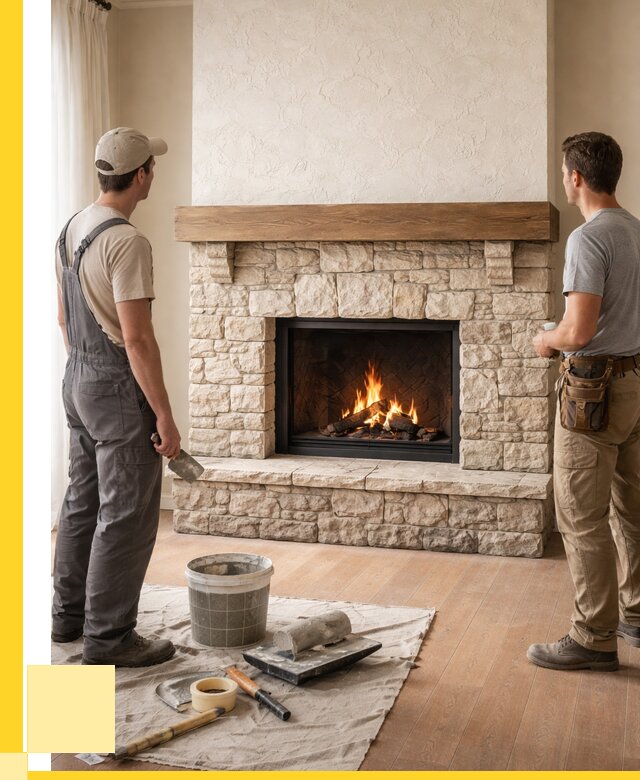 Отделка каминов в Реже от 7119 р. под ключ | ЭриданРеж