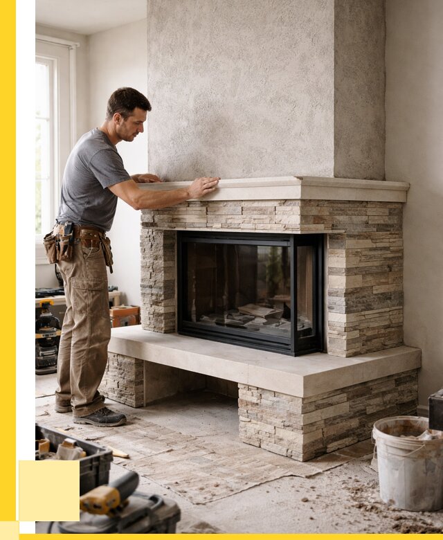 Изготовление каминов под ключ в Реже от 164295 р. | ЭриданРеж