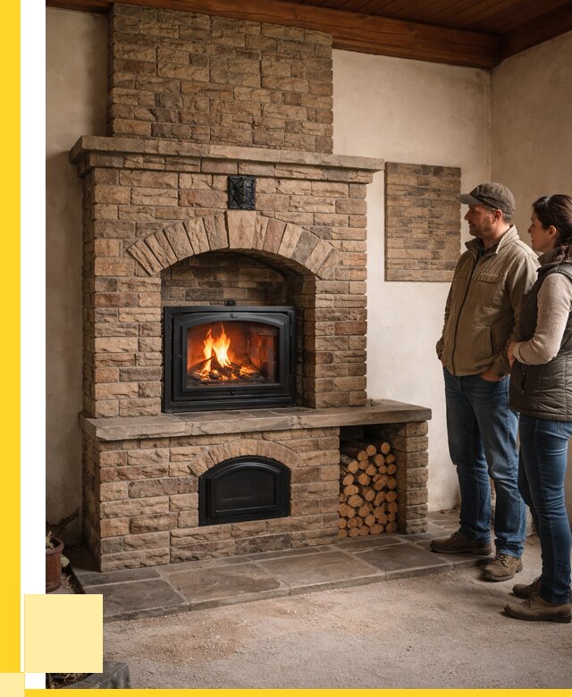 Кирпичная печь под ключ в Реже от 164295 р. | ЭриданРеж