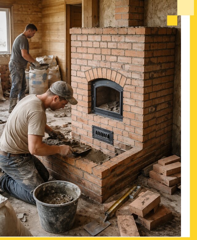 Профессиональное строительство печей в Реже под ключ