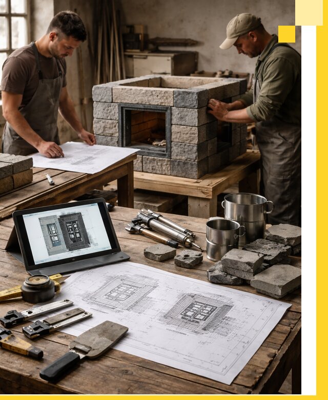 Разработка проектов печей с согласованием и монтажом в Реже