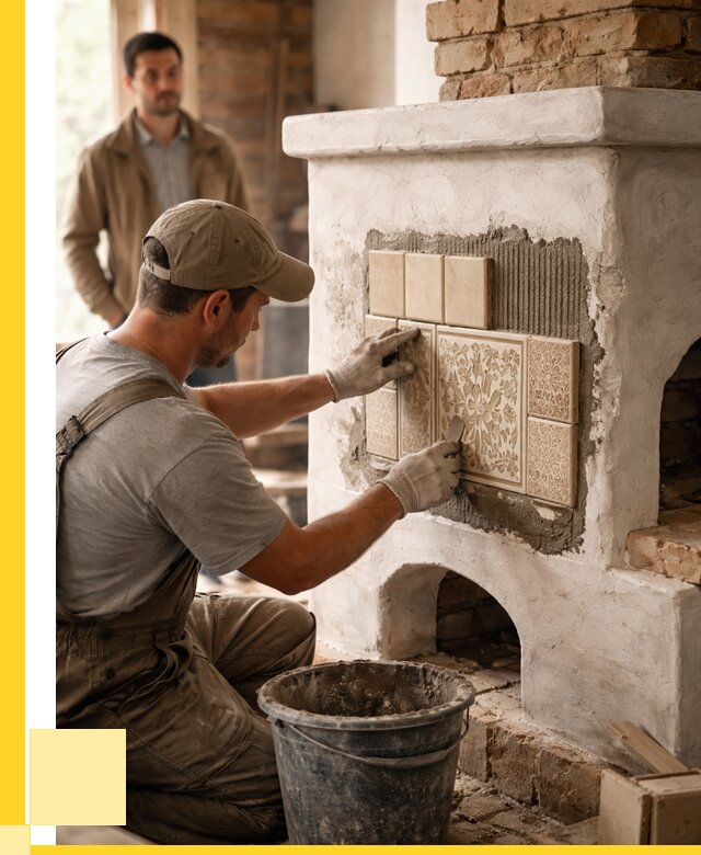 Отделка печей и банных печей в Реже от 38336 р. | ЭриданРеж