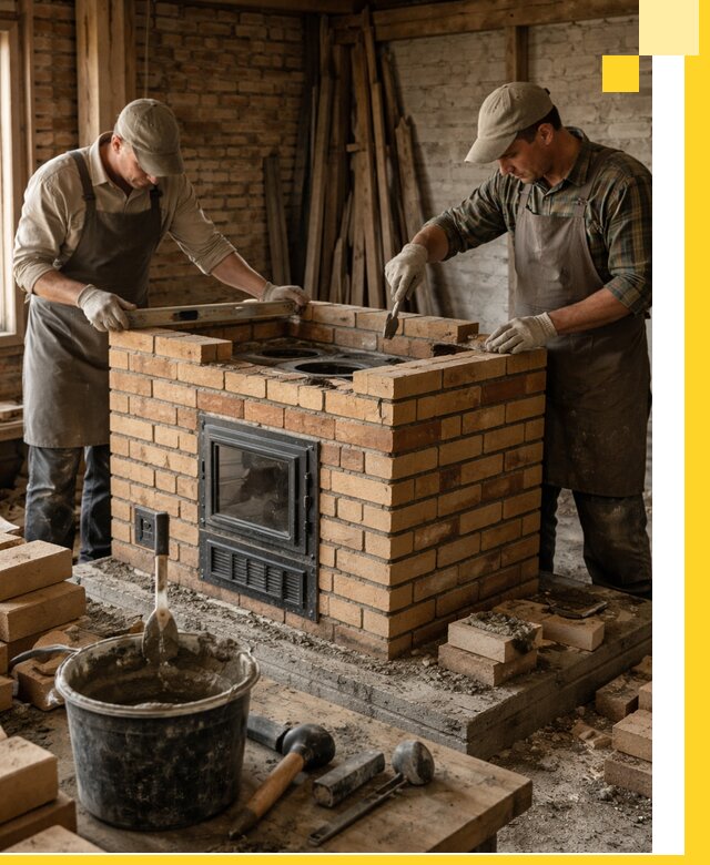 Изготовление и установка варочных печей под ключ в Реже