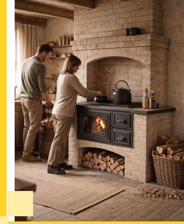 Печи с плитой в Реже от 49289 р. | ЭриданРеж — кирпичная печь