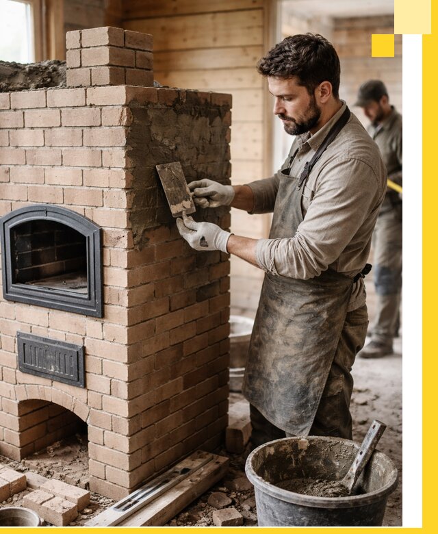 Изготовление и установка печей-шведок под ключ в Реже