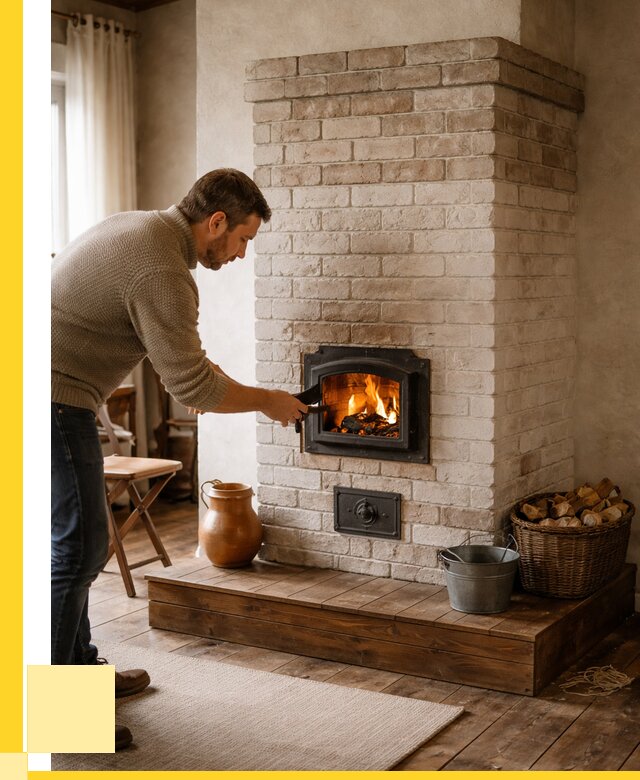 Печь голландка из кирпича в Реже от 93101 р. | ЭриданРеж