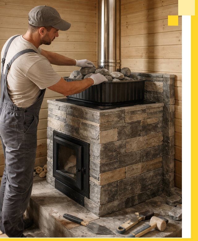 Печи для парной в Реже, производство, монтаж и обслуживание