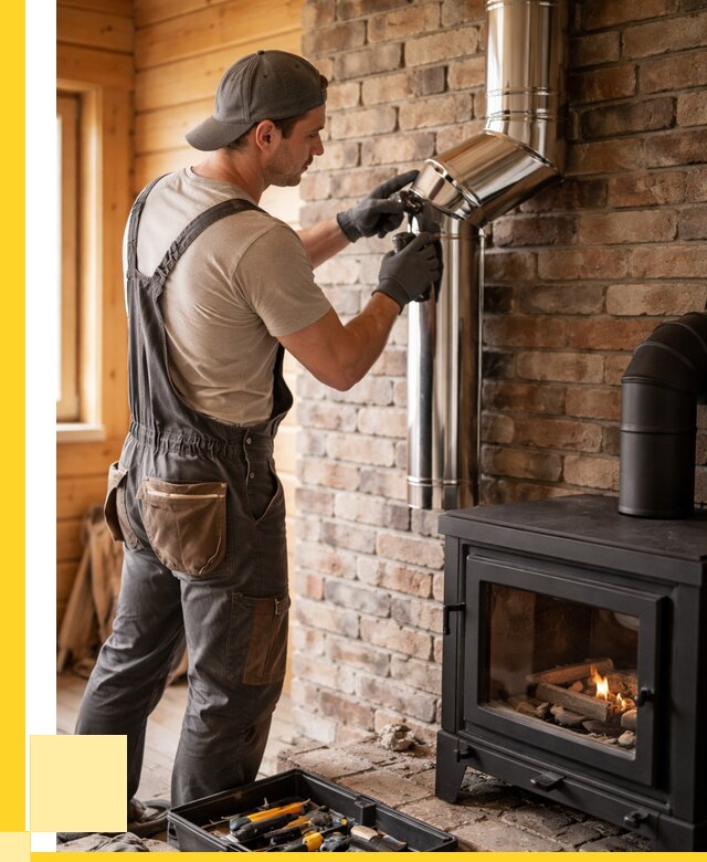 Монтаж дымоходов для печей в Реже от 8215 р. | ЭриданРеж
