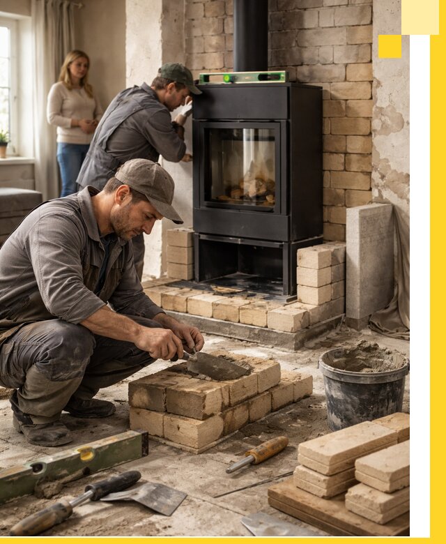 Печи и камины под ключ: проект, установка в Реже