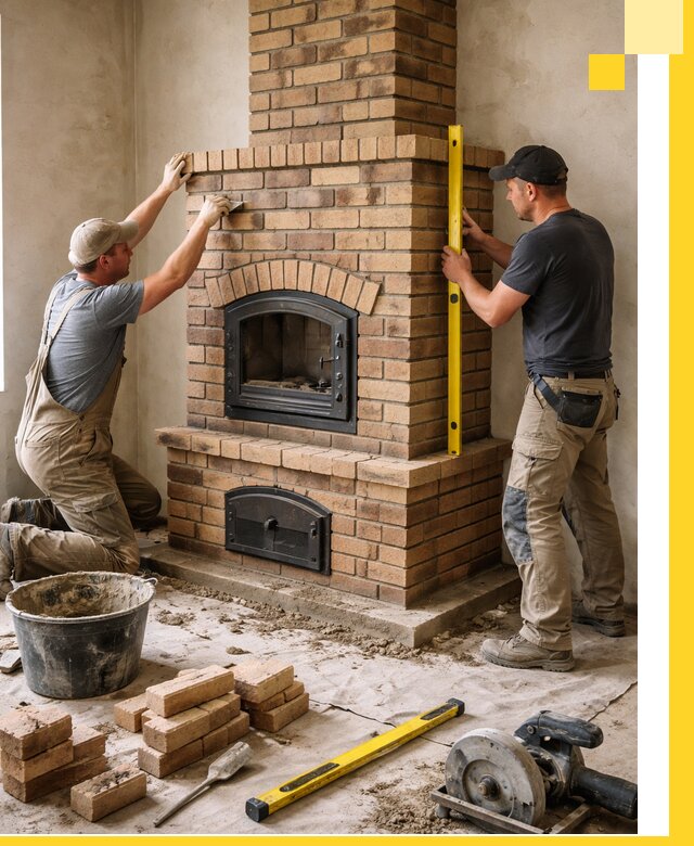 Продажа и установка печей и каминов для дома под ключ в Реже