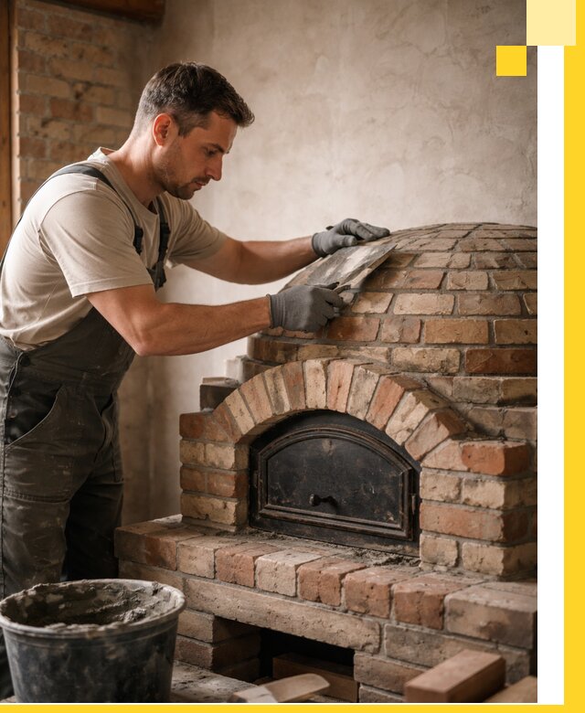 Изготовление и монтаж помпейских печей на заказ в Реже