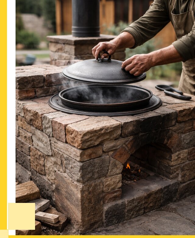 Печи для казана в Реже по цене от 19715 р. | ЭриданРеж