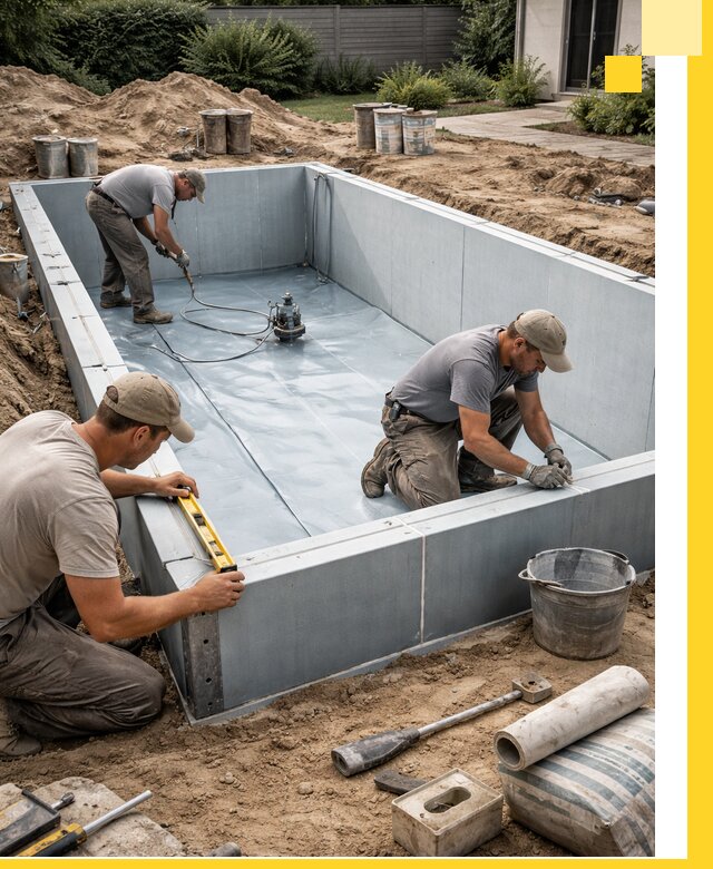 Профессиональный монтаж бассейнов под ключ в Реже с гарантией