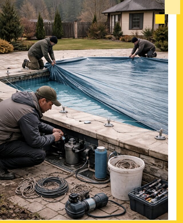 Консервация бассейнов в Реже: подготовка к длительному хранению