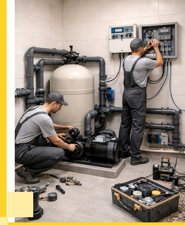 Монтаж оборудования для бассейнов в Реже от 43812 р. | ЭриданРеж