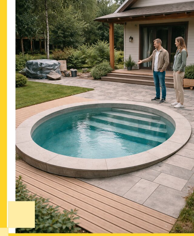 Бассейн на даче под ключ в Реже от 219060 р., ЭриданРеж