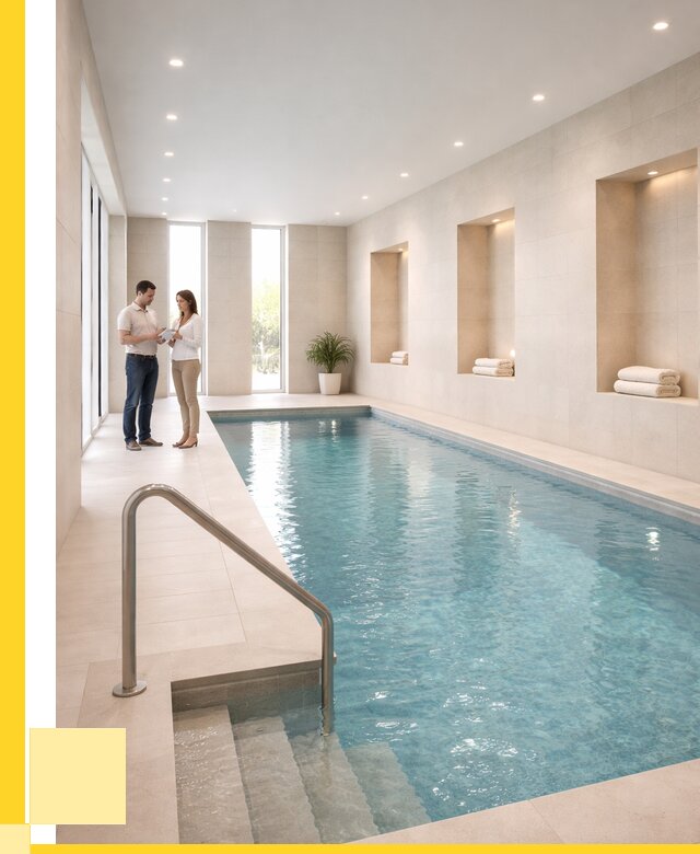 Бассейны в помещении под ключ в Реже от 1642950 р. | ЭриданРеж