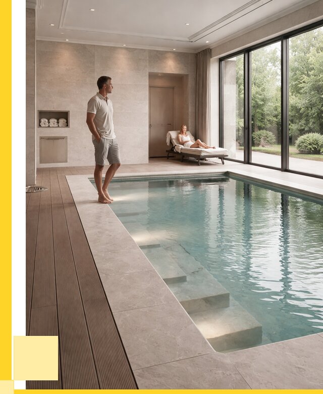 Бассейны в коттедже под ключ в Реже от 1314360 р. | ЭриданРеж