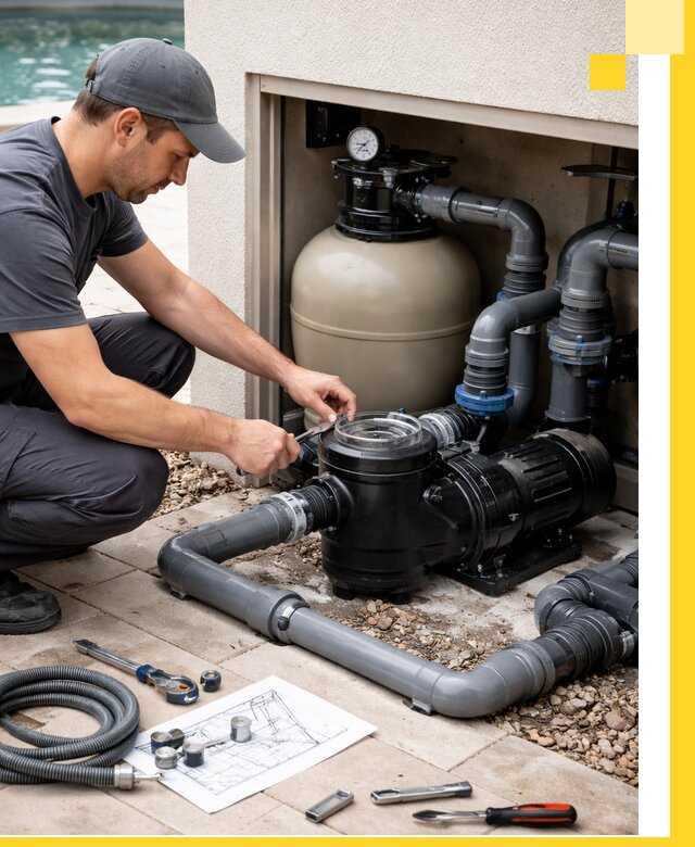 Поставка, монтаж и сервис насосов для бассейнов в Реже