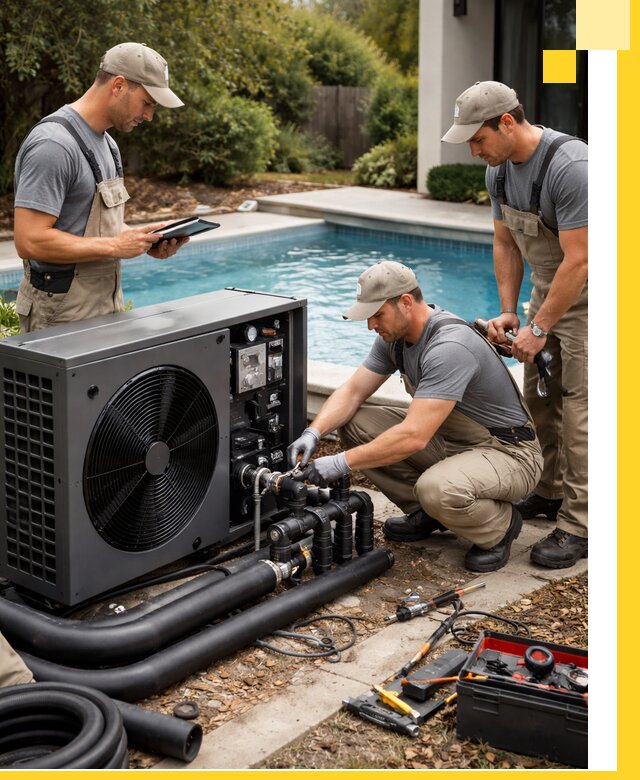 Проектирование и установка тепловых насосов для бассейнов в Реже