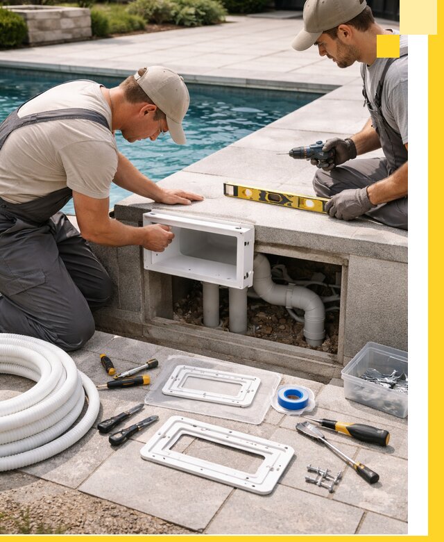 Поставка и установка скиммеров для бассейнов в Реже