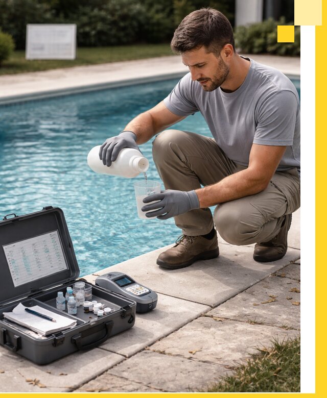 Профессиональная дезинфекция воды в бассейне в Реже