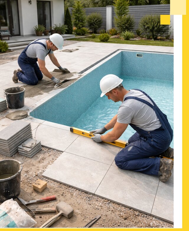 Строительство и монтаж плавательных бассейнов под ключ в Реже