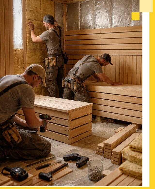 Профессиональное строительство саун под ключ в Реже