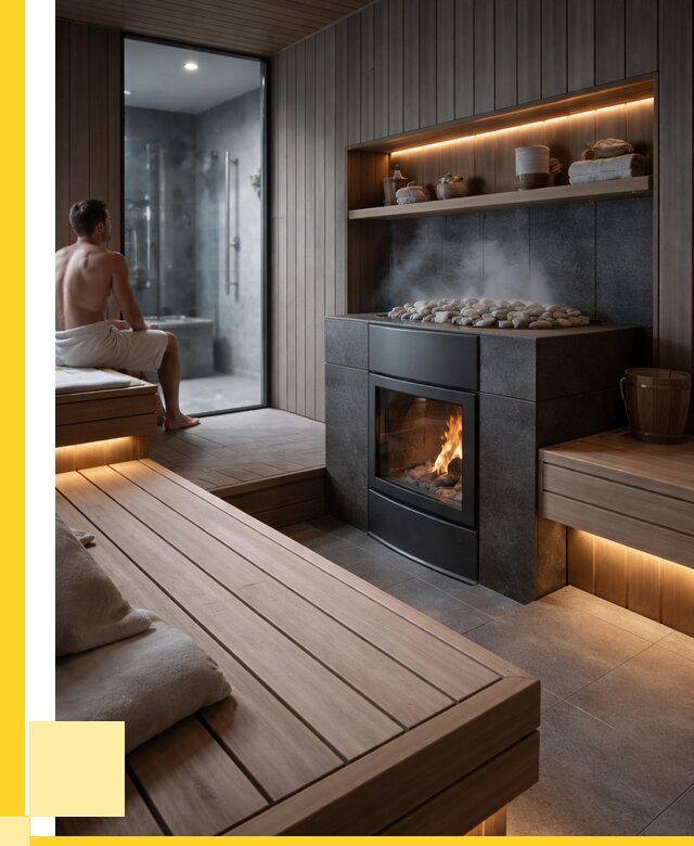 Проект сауны в частном доме в Реже от 38336 р. | ЭриданРеж