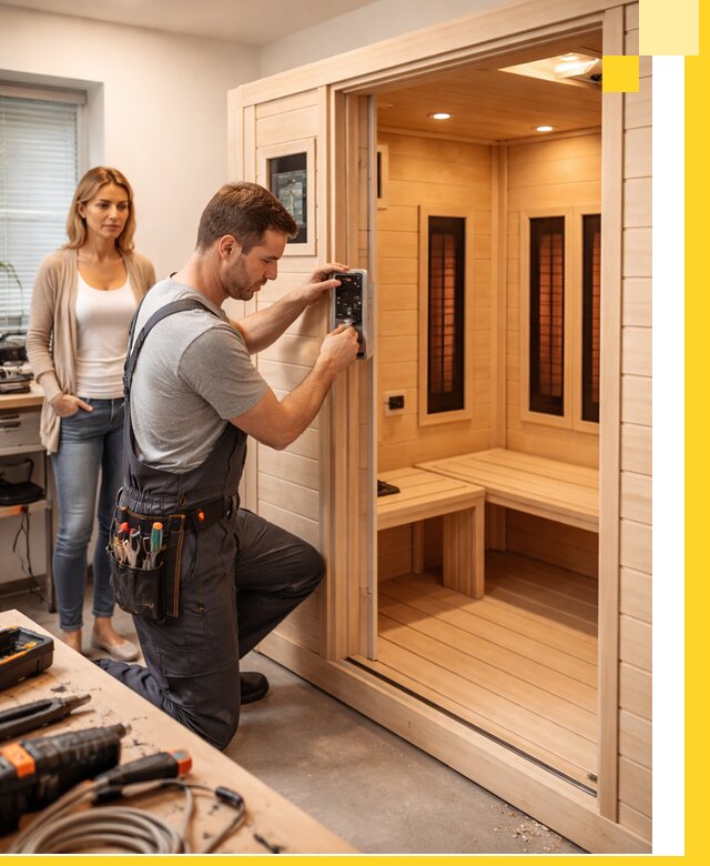 Инфракрасные сауны под ключ в Реже продажа и установка