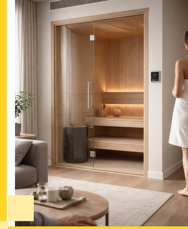 Сауна в квартире под ключ в Реже от 131436 р. ЭриданРеж