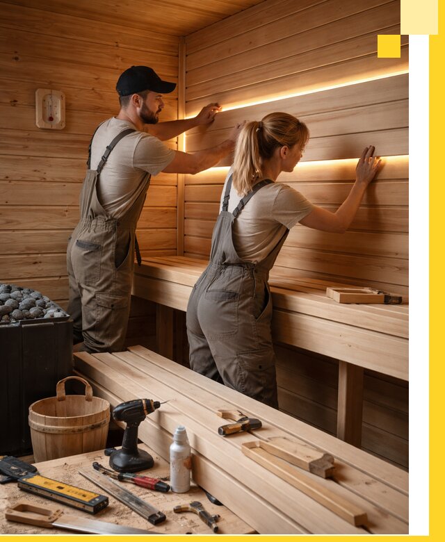 Дизайн саун и бань под ключ с индивидуальным проектом в Реже