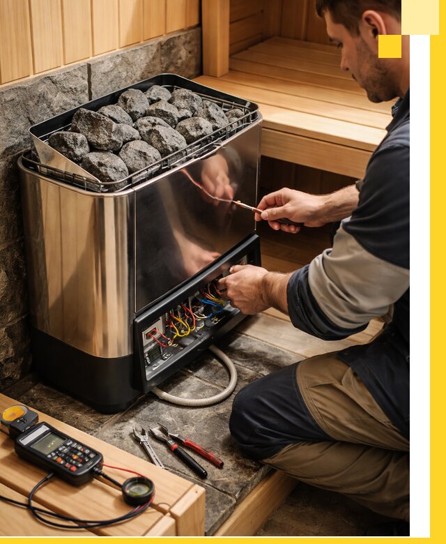 Продажа и установка электрокаменок для саун в Реже