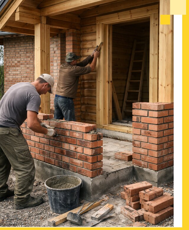 Строительство кирпичных бань под ключ в Реже с гарантией качества