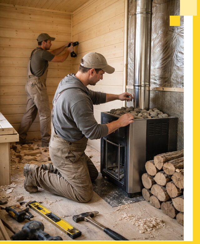 Строительство деревянных бань под ключ в Реже проекты и монтаж