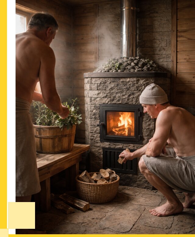 Банные печи под ключ в Реже от 49289 р. | ЭриданРеж кирпичная