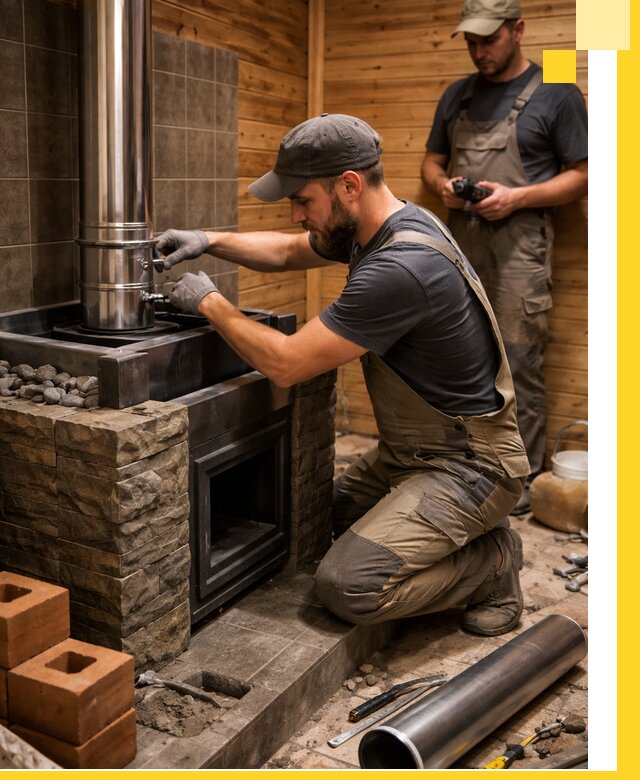 Изготовление и установка банных печей под ключ в Реже