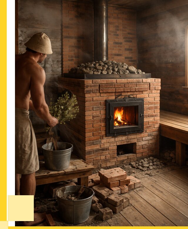 Кирпичные банные печи в Реже от 98577 р. | ЭриданРеж