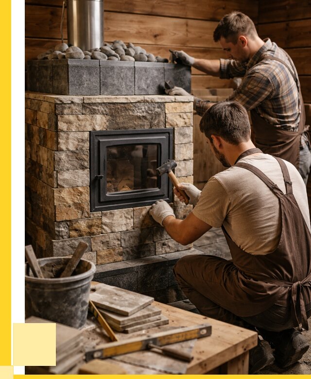 Облицовка банной печи в Реже от 16430 р. | ЭриданРеж