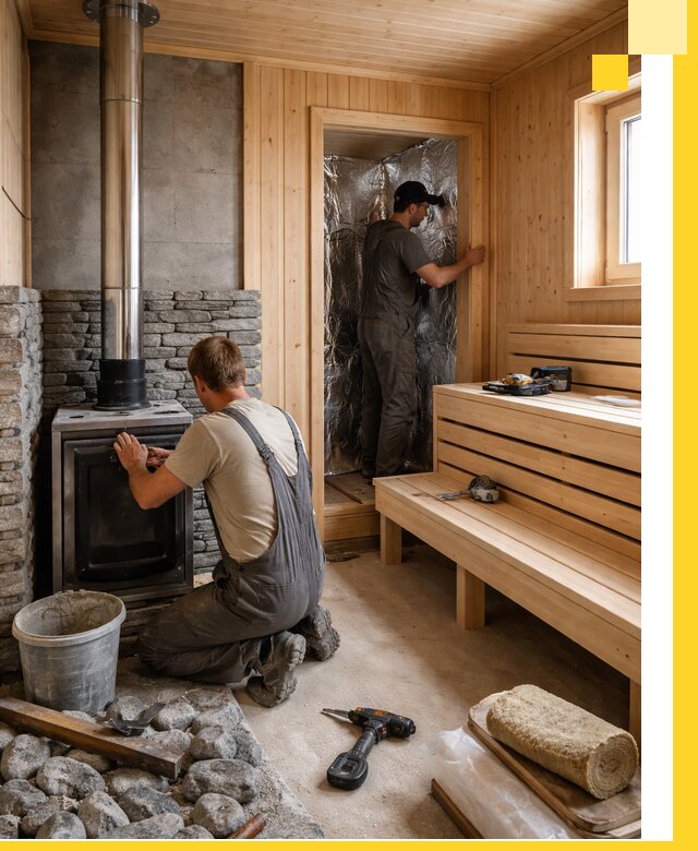 Строительство и изготовление бань под ключ в Реже