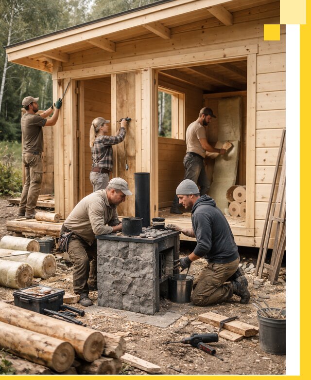 Купить баню под ключ в Реже строительство монтаж отделка