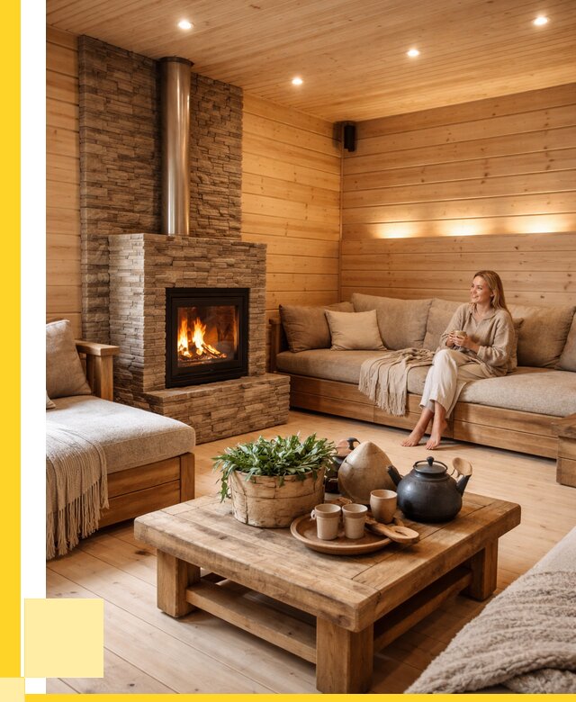 Проект бани с комнатой отдыха в Реже от 38336 р. | ЭриданРеж