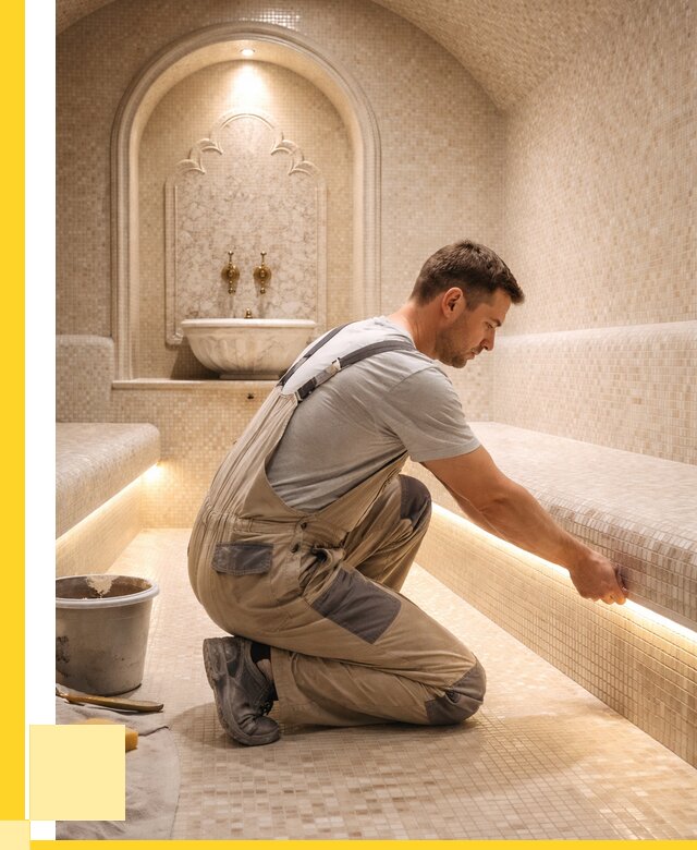 Отделка хамамов под ключ в Реже от 6024 р. | ЭриданРеж